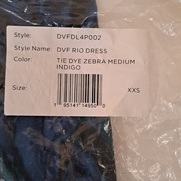 NEW Diane Von Furstenberg Designer Dress XXS - Picture 4 of 4